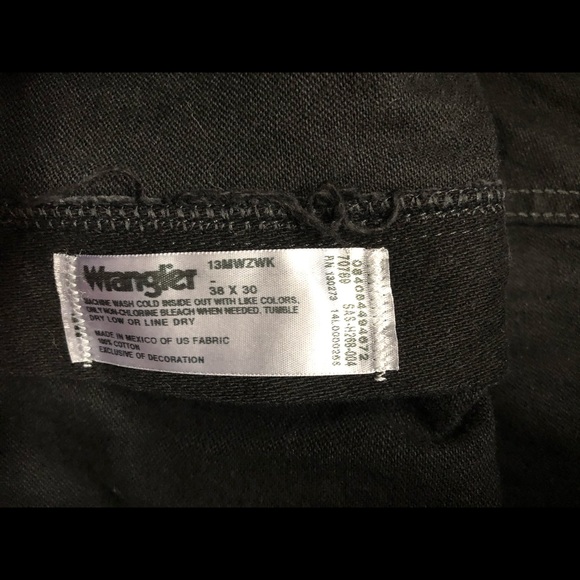 Wrangler 13MWZWK Men's Denim Jeans Size W38 X L30 - Picture 6 of 6